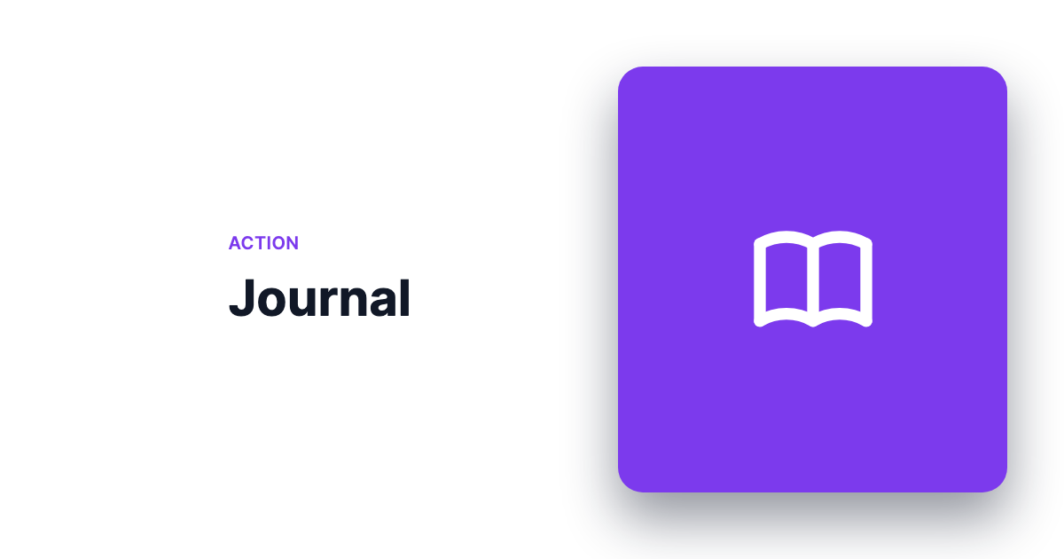 Journal – HelloSpaces Action